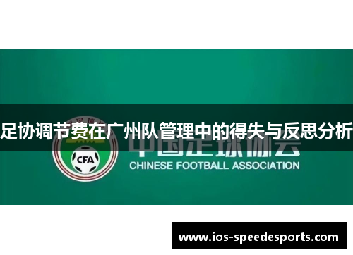 足协调节费在广州队管理中的得失与反思分析
